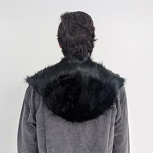 Miniatura 2 de Everfan Manto de piel sintética con correas de cuero Juego de tronos, medieval, vikingo, cosplay