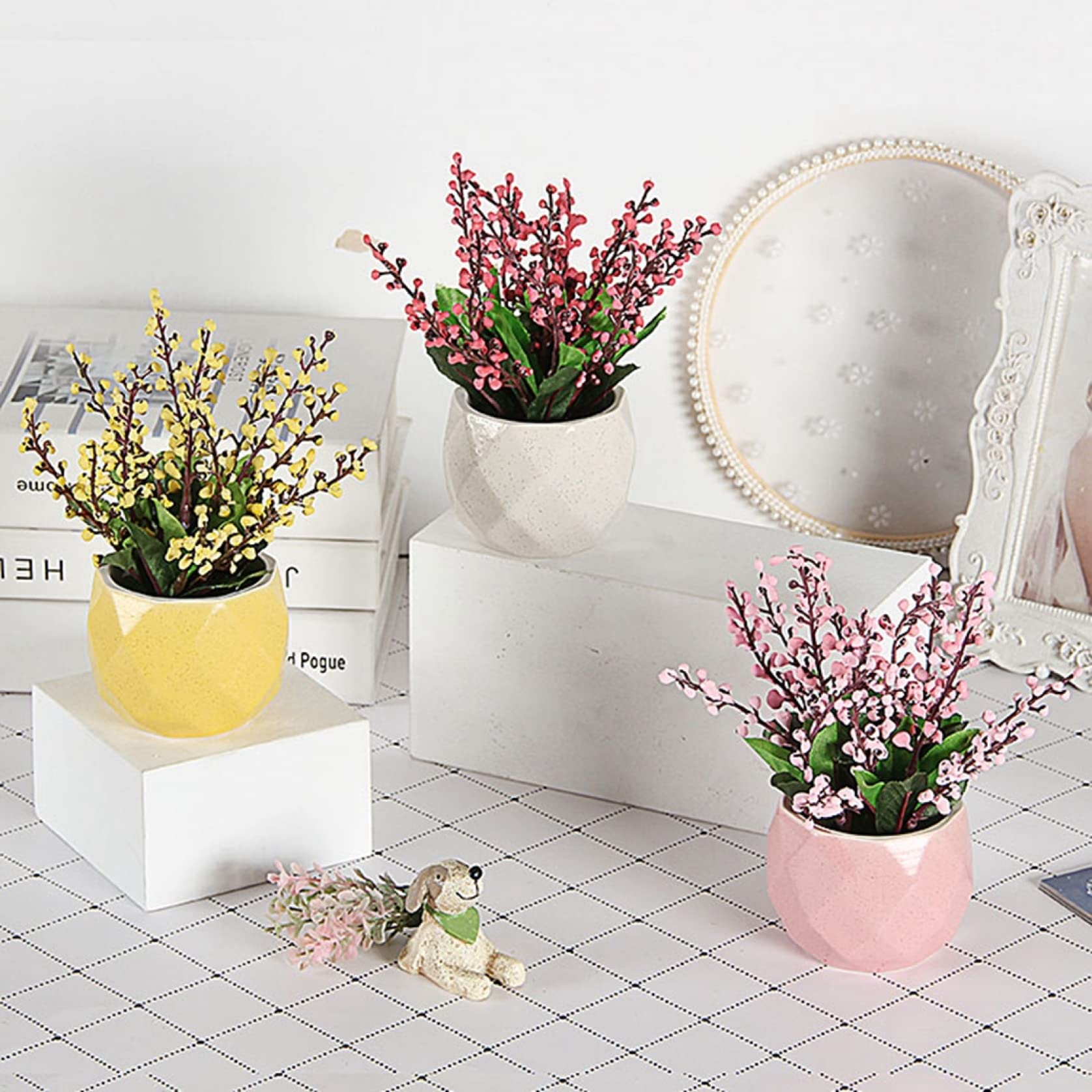 Amazon｜アカシア豆 造花 ニセアカシア ハリエンジ ins風 明るい