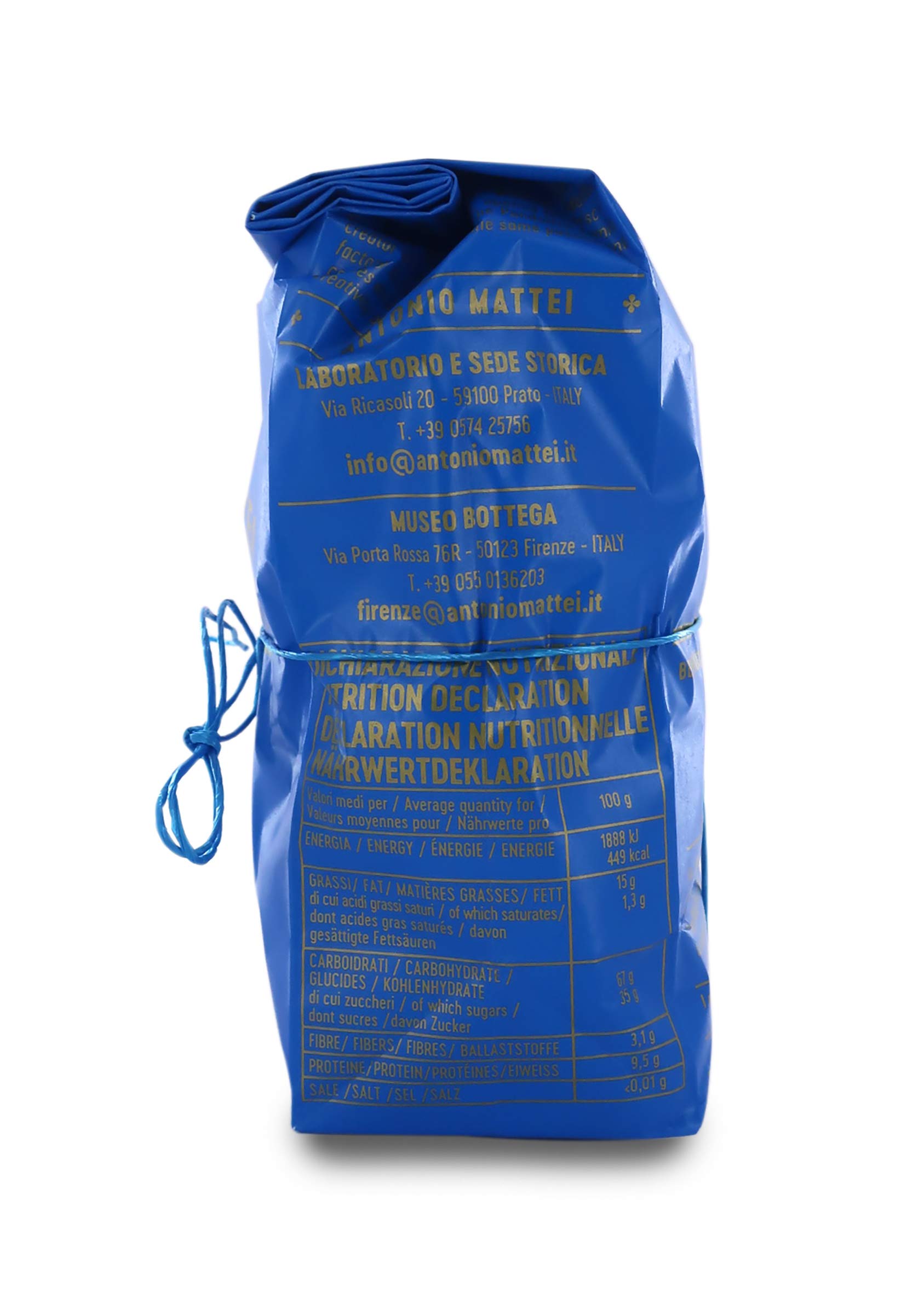 Cantucci con Cioccolato Fondente, Biscotti con Gocce di Cioccolato, Sacchetto 250g x 12