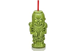 Geeki Tikis Rick and Morty Pickle Rick Plastic Tumbler | The Perfect...