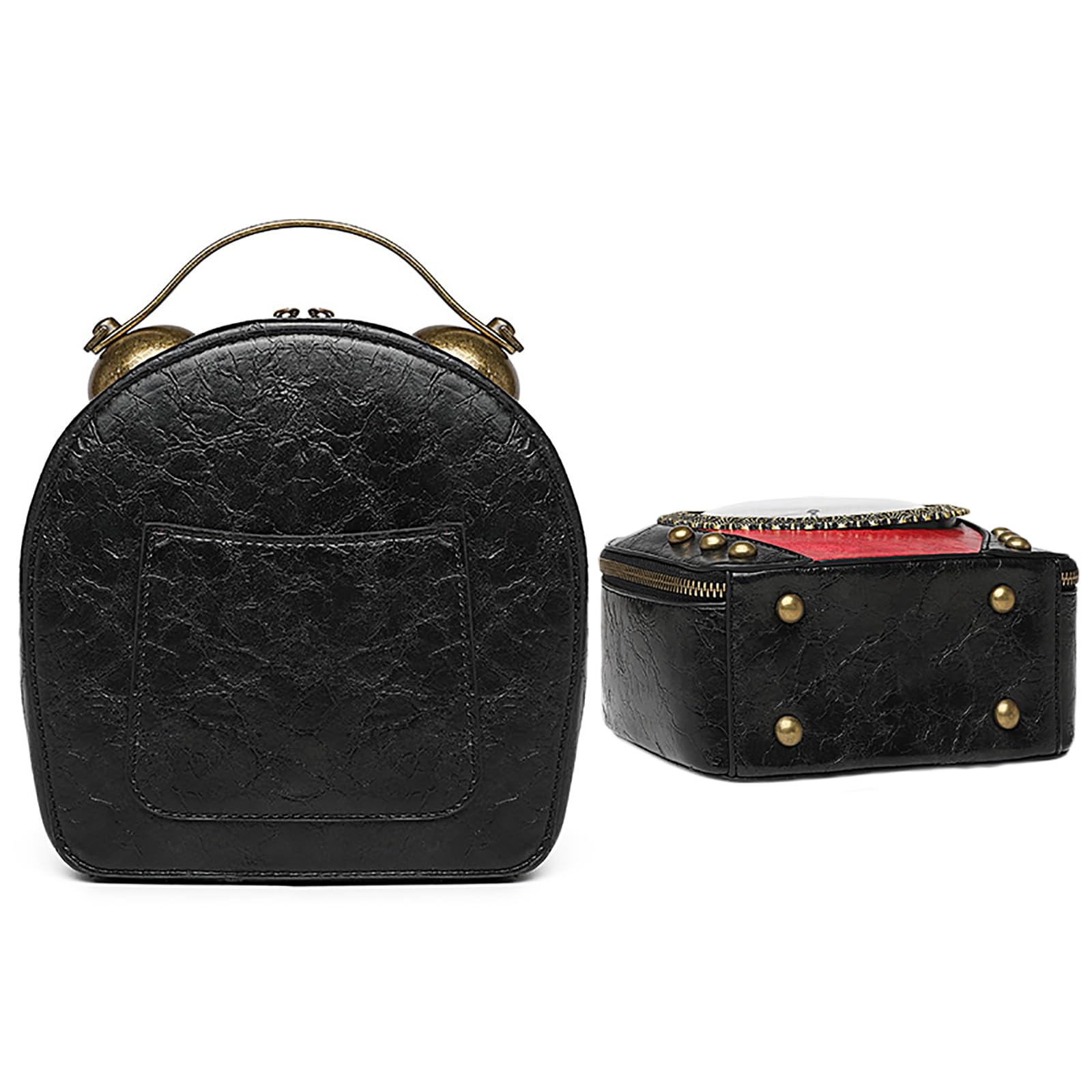 KINROCO Horloge Sac Réel de Travail Vintage Sac à Bandoulière