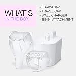 Panasonic Electric Shaver for Women, Cordless 4-Blade Shaver, Bikini Attachment, Pop-Up Trimmer, Wet Dry Operation - ES-AWL8AV (Purple)