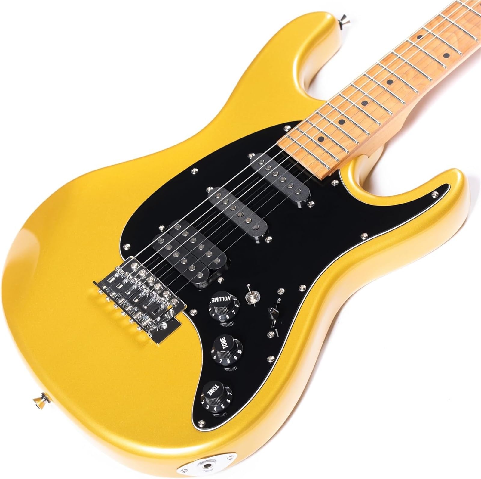 Chitarra Elettrica A 7 Corde Con Tastiera In Acero Blu Chitarre Elettriche Principianti