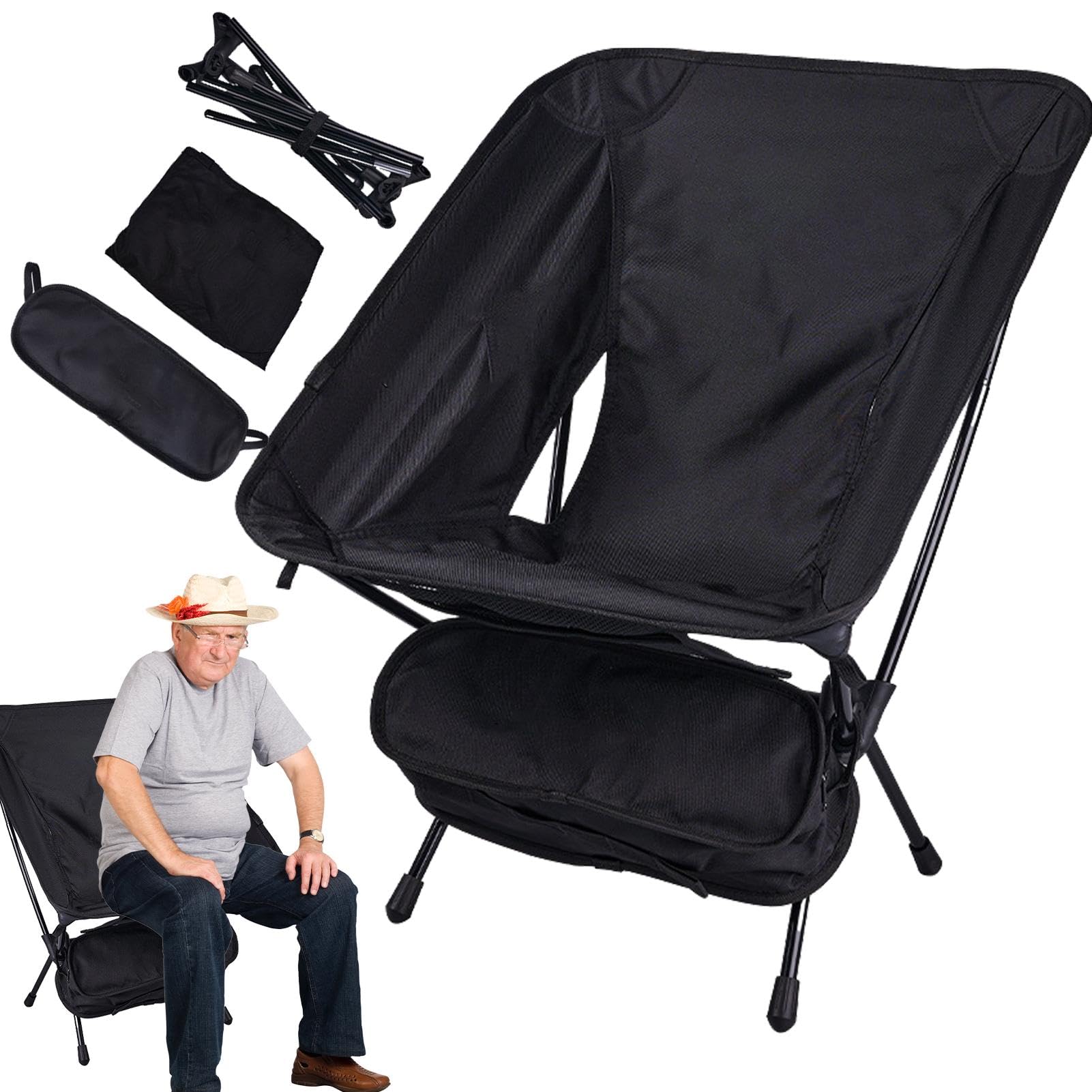 Chaise de Camping Pliable | Chaises Pliantes légères | Siège Pliable