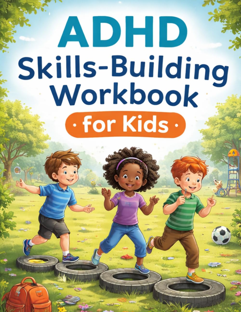 ADHD Skills Building Workbook for Kids: Strategies to Improve Focus and Behavior: An Interactive Workbook for Children with ADHD to Enhance Focus, Self-Regulation, and Social Skills