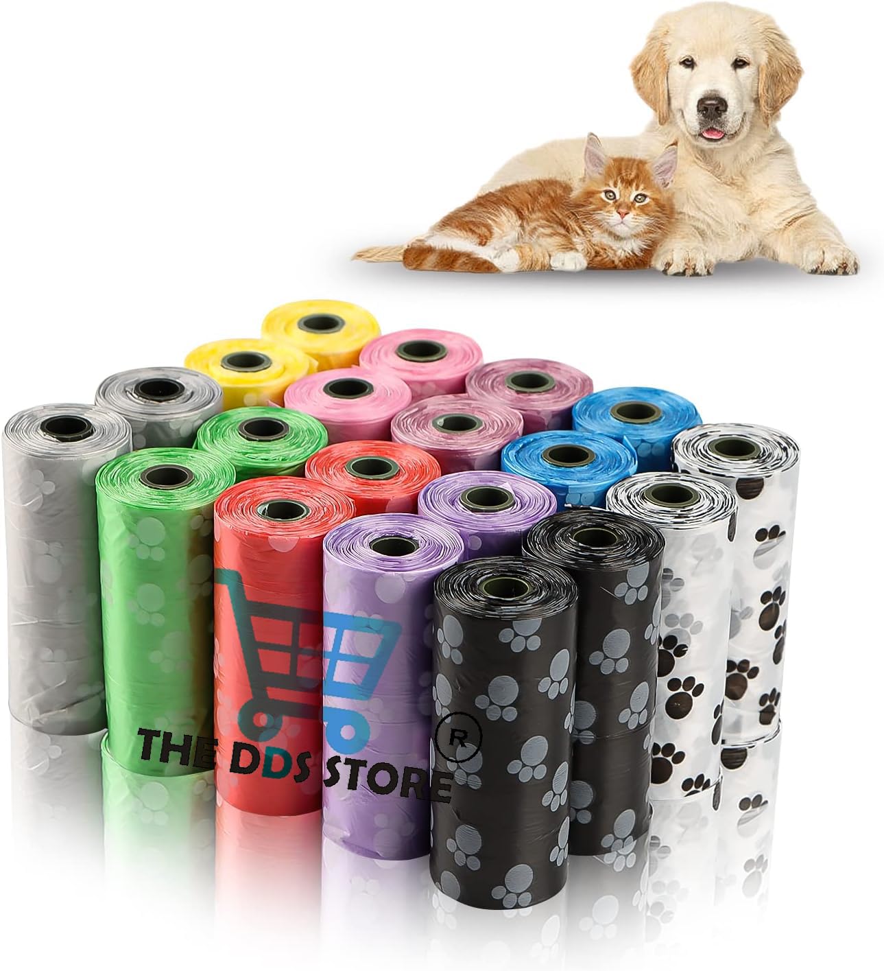 See full amazon price history chart for The DDS Store Pack of 300 dog waste bags 20 rolls pet dog waste bags, pet large waste bags set for dogs, leak-proof, tear-resistant, odourless The DDS Store Pack of 300 dog waste bags 20 rolls pet dog waste bags, pet large waste bags set for dogs, leak-proof, tear-resistant, odourless (B0CKXRR5JL) Amazon Price History, Amazon Price Tracker