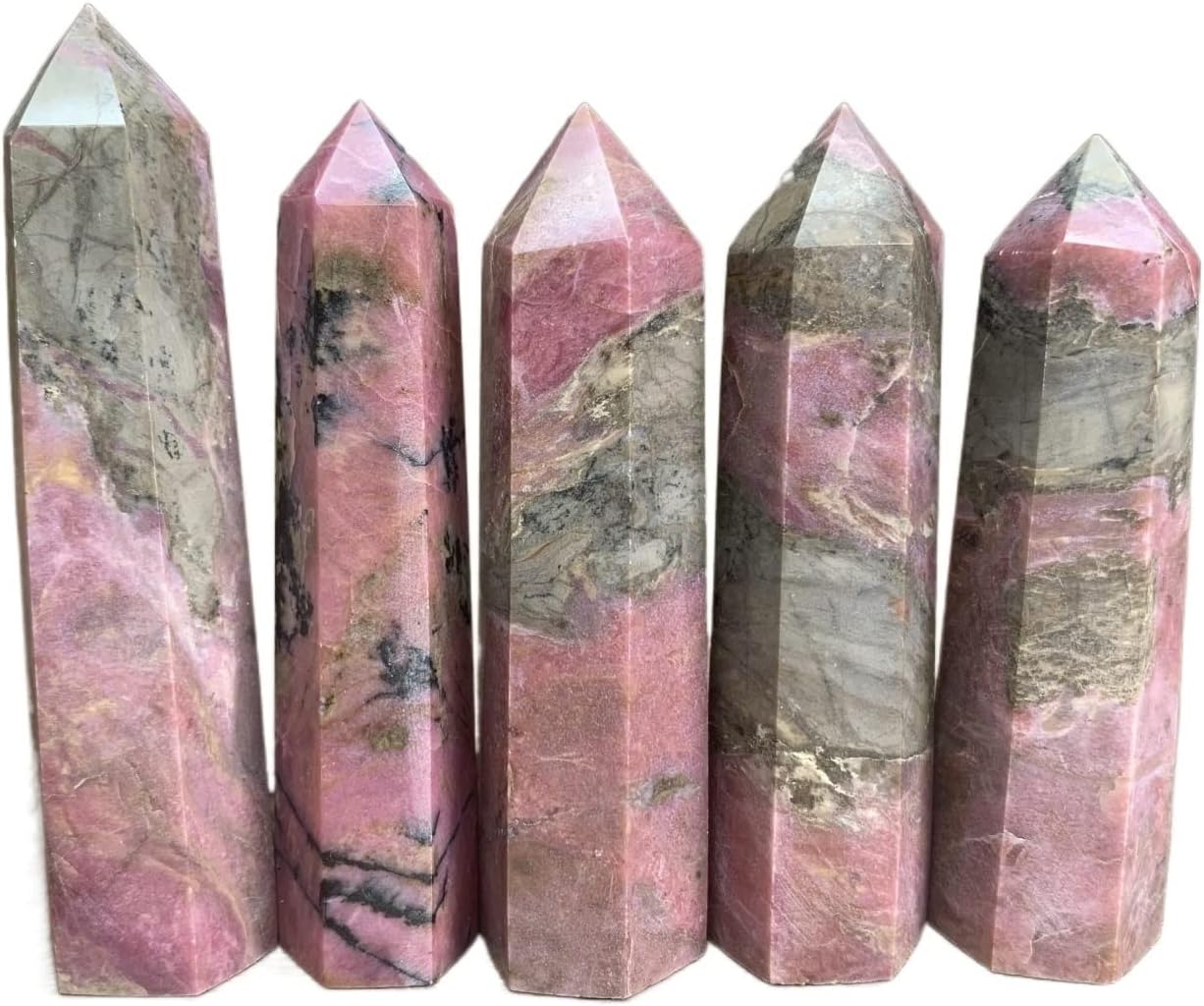 Quartz Decoration 1PC Natural Crystal Rosary Wand Points for Home Decor and Meditation (Size : 13-14CM)