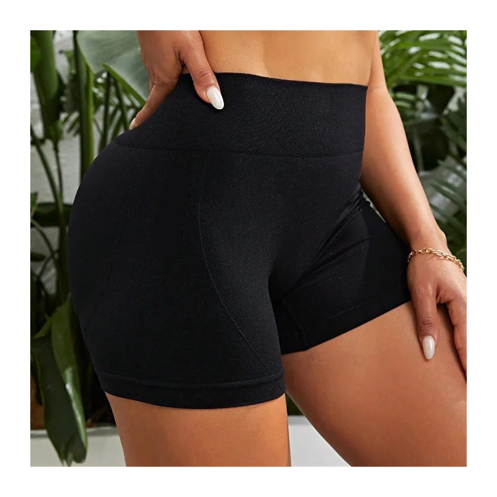 Generico Pantalones Cortos de Fitness for Mujer, Pantalones Deportivos Transpirables Ajustados for Ciclismo, 3 uds