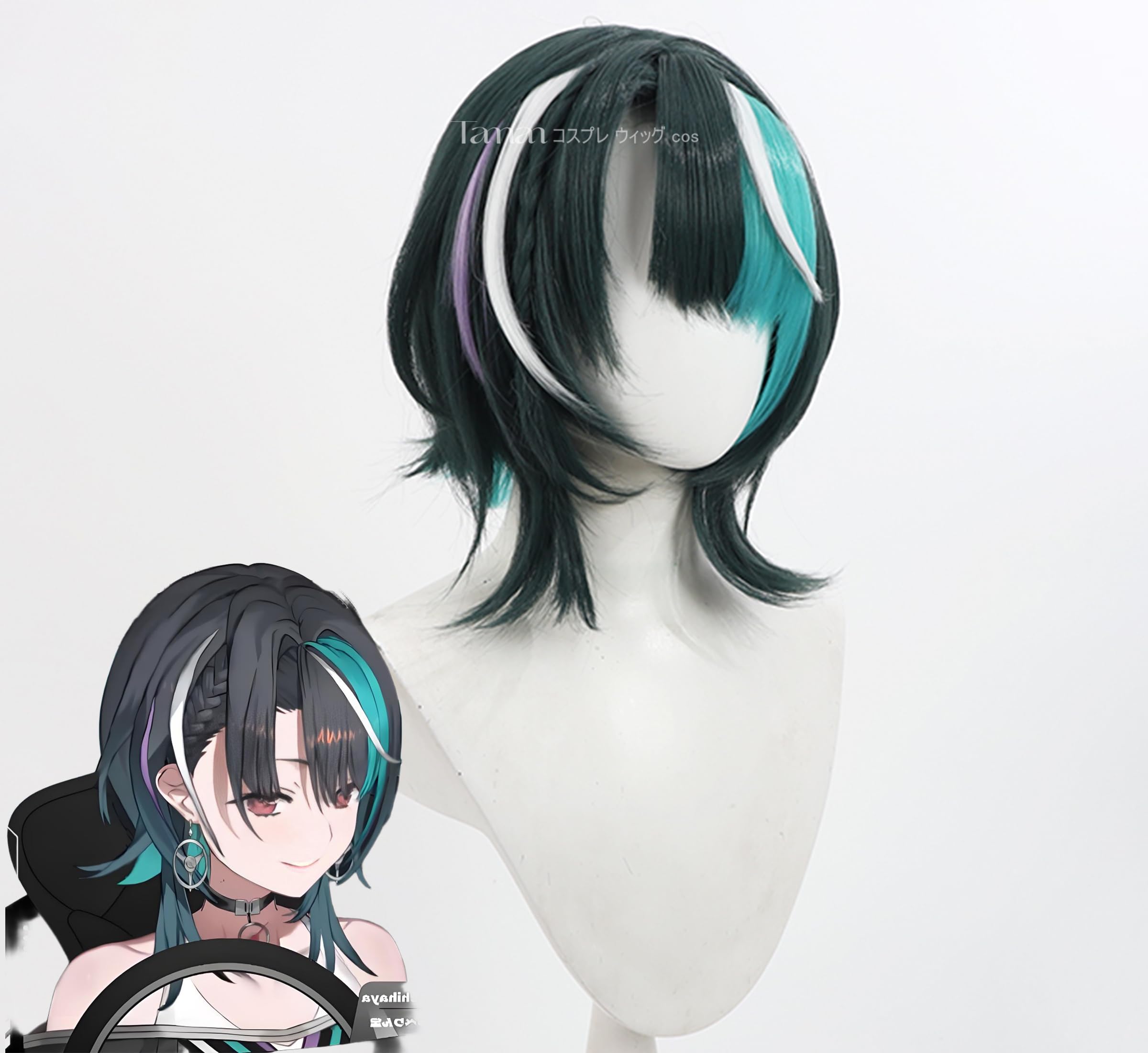 Amazon.co.jp: コスプレ ウィッグ ネット付き 輪堂千速 りんどうちはや