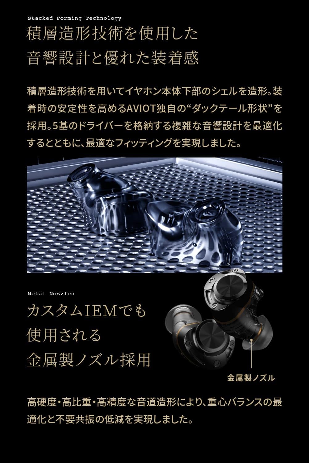 Amazon.co.jp: AVIOT TE-ZX1-PNK ピヤホン7 ハイブリッドアクティブ 