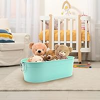 Vista 7 de Cubeta de hielo galvanizada, 2 piezas de 5 galones cubeta oval para bebidas, enfriador de bebidas cubetas de hielo para fiestas, cubeta de metal