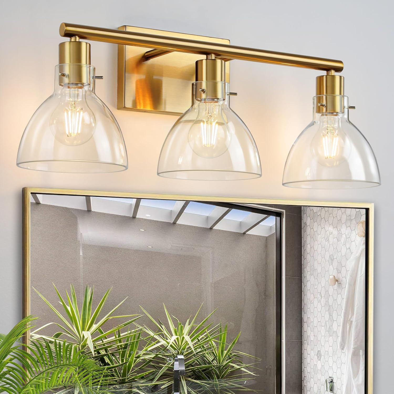 CCYCOL Gold Bathroom Vanity Light Fixtures - Amazon.com