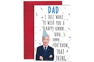 ONECHI Funny Joe Biden Fathers Day Card