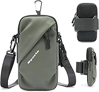 Vista 1 de Pulseras para Soporte de Teléfono, Bolsillo Pequeño de Hombro con Correa para Brazo, Compatible con iPhone y Todos los Teléfonos Celulares, Uso