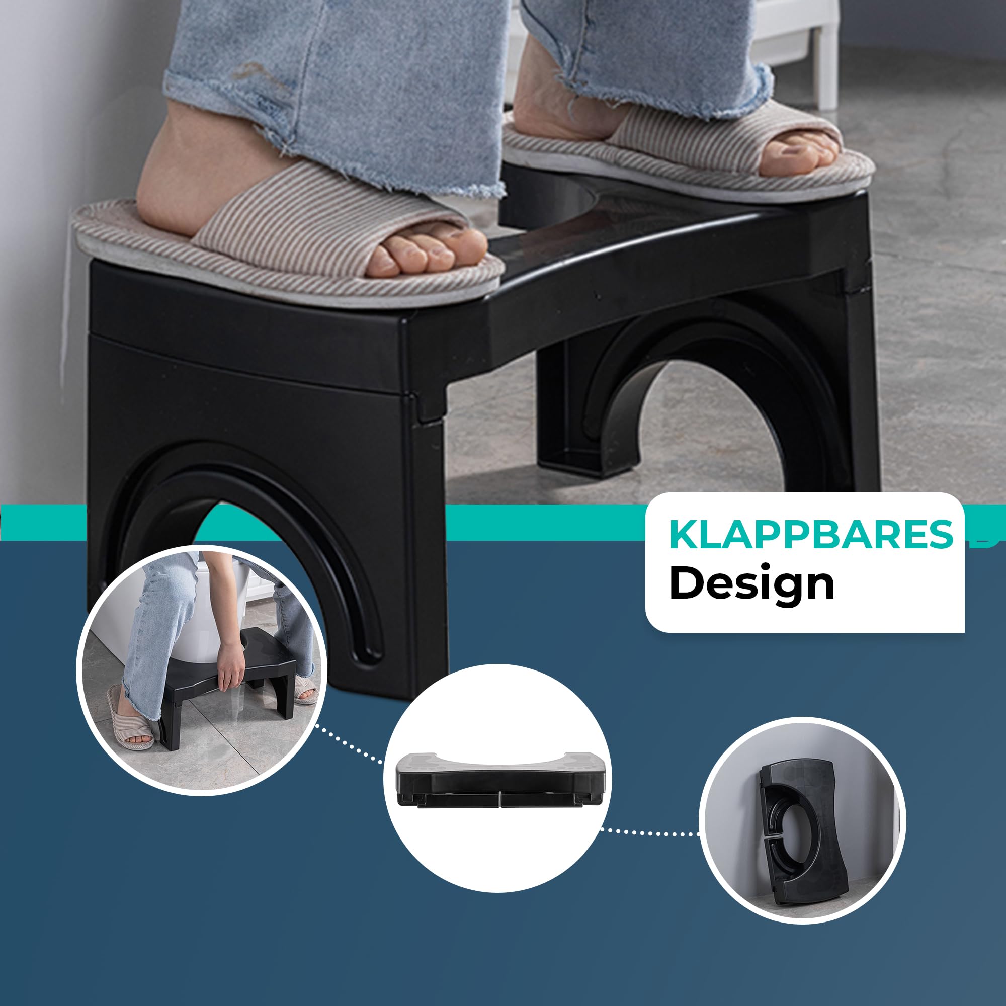 ESCABEAU PLIABLE POUR Enfants Adultes Tabouret De Toilette Bassin EUR