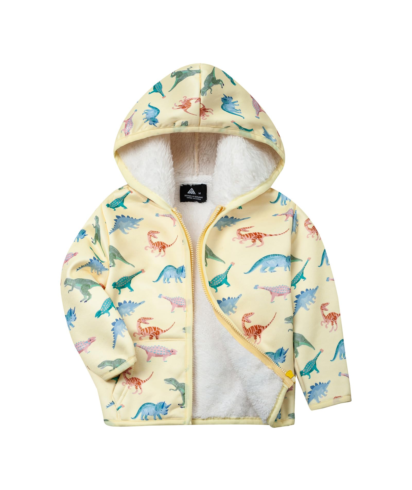 V VALANCH Boys Girls Fleece Jacket Toddler Zip Up Warm Hoodie 1-6 Years