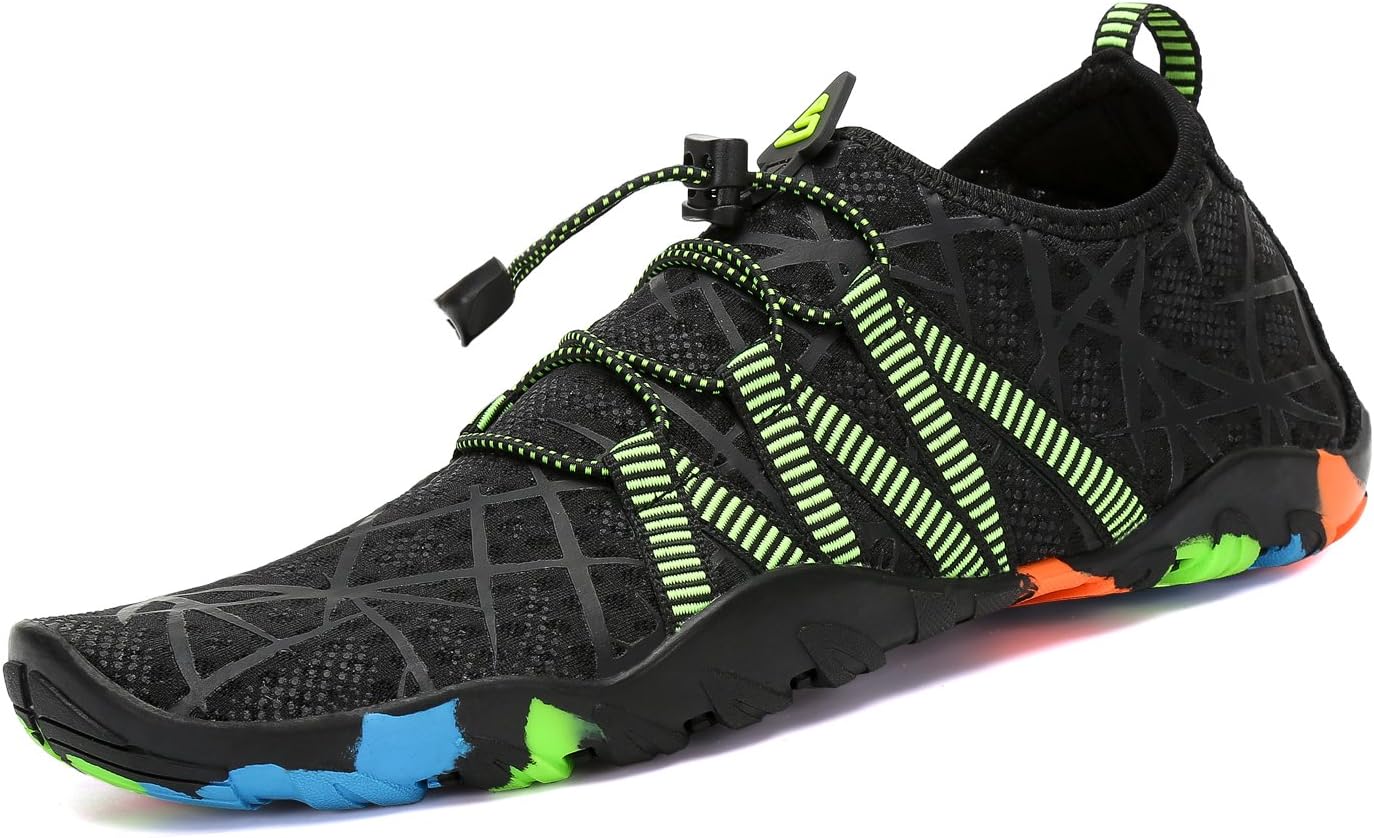 Womens Mens Water Shoes Barefoot Aqua Shoes Quick Dry Beach Swim Shoe for Diving Kayaking Surfing Water Sports