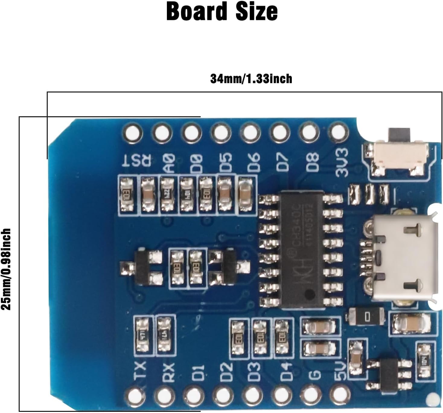 Binghe 3 pezzi ESP NodeMcu Lua WiFi Board, ESP NodeMcu Scheda di sviluppo con ESP Chip Interfaccia Type-C Compatibile con Arduino