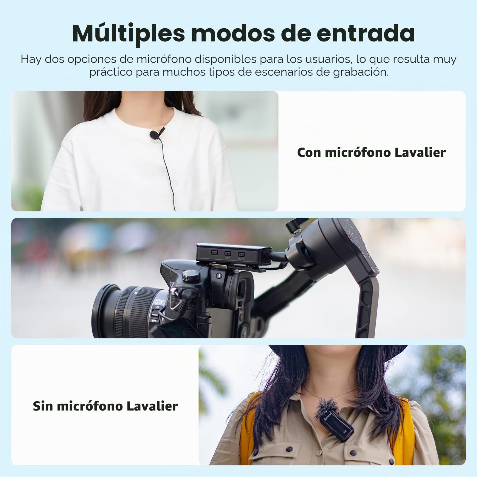 BOYA by-XM6 S1 Sistema de micrófono de Solapa inalámbrico de 2,4 GHz Micrófono de Ruido inalámbrico para Youtube en Vivo, Tiktok, Vlogging, Entrevista