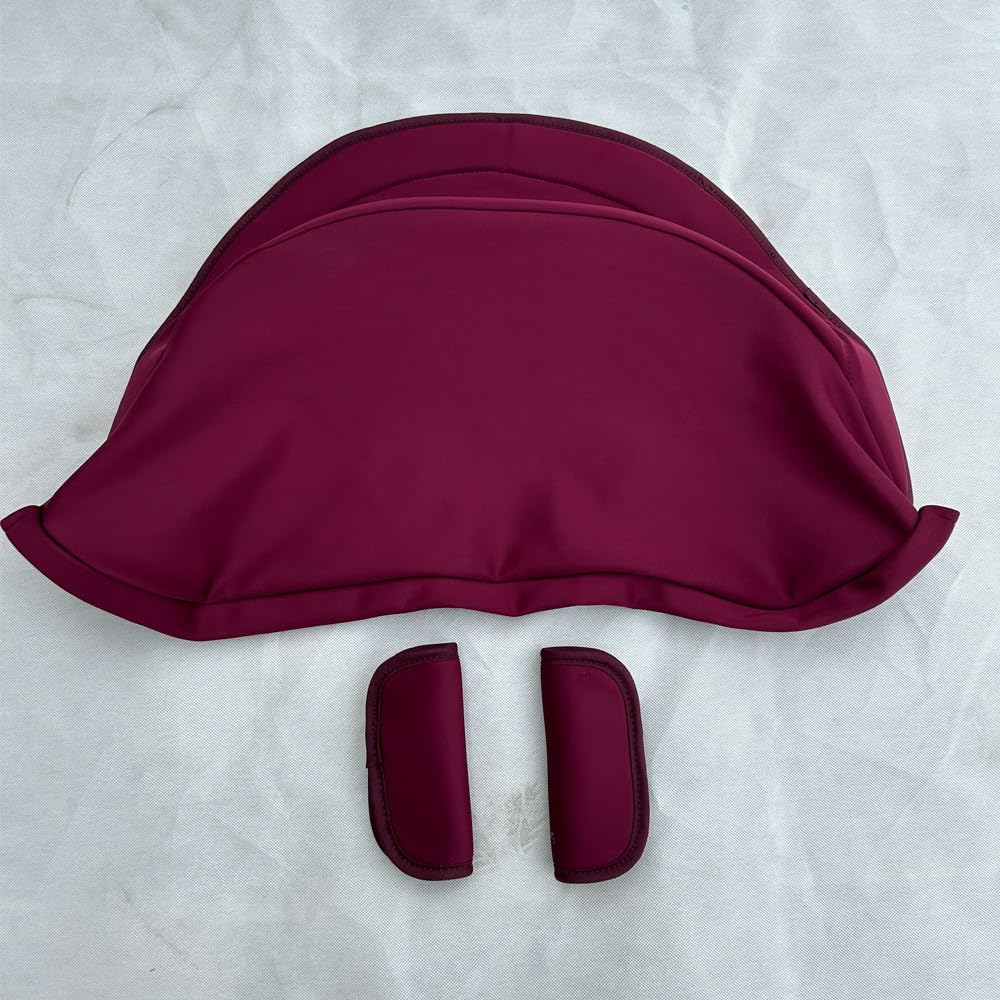 Toldo de repuesto para cochecito, parasol impermeable compatible con asiento de coche Doona y cochecitos (rojo vino)