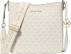 Michael Kors Jet Set Travel Small Signature Logo Crossbody Messenger Bag Vanilla
