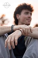 Vista 6 de Cherry Tree Collection Gemstone Beaded Stretch Bracelet 8mm Round Beads 7