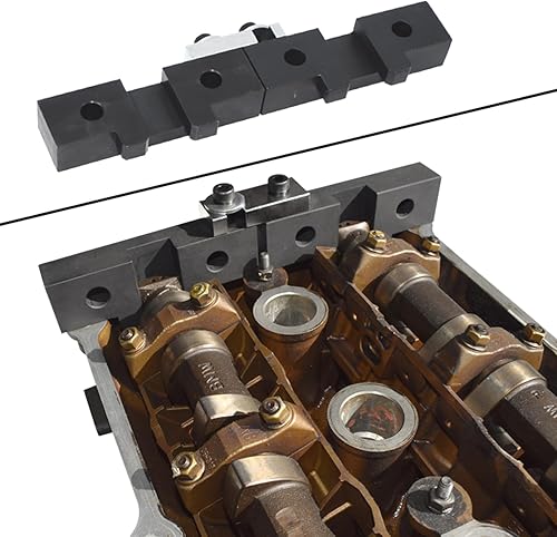 Miniatura 6 de Yuesstloo Kit de herramientas de bloqueo de alineación de árbol de levas Double Vanos, compatible con BMW M52 M52TU M54 M56, con guantes