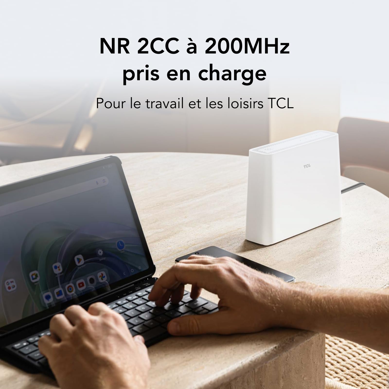 TCL LINKHUB 5G HH515L, AX3000 Wi-FI 6 Double Bande - CPE 5G avec Wi-FI 6 et antenne à Gain élevé
