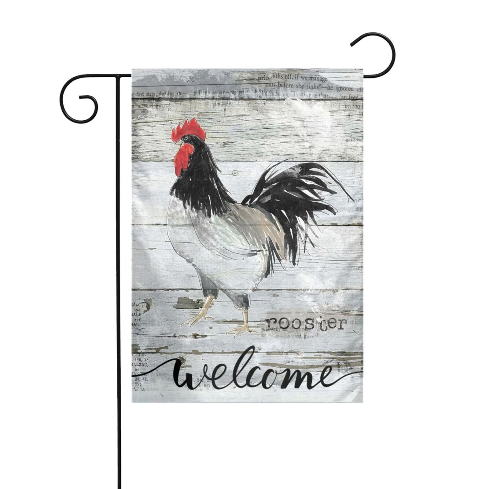 Rooster Chicken Garden Flag Outside Religious Double Sided House Banner Yard Mailbox Flags Outdoor Decorative
