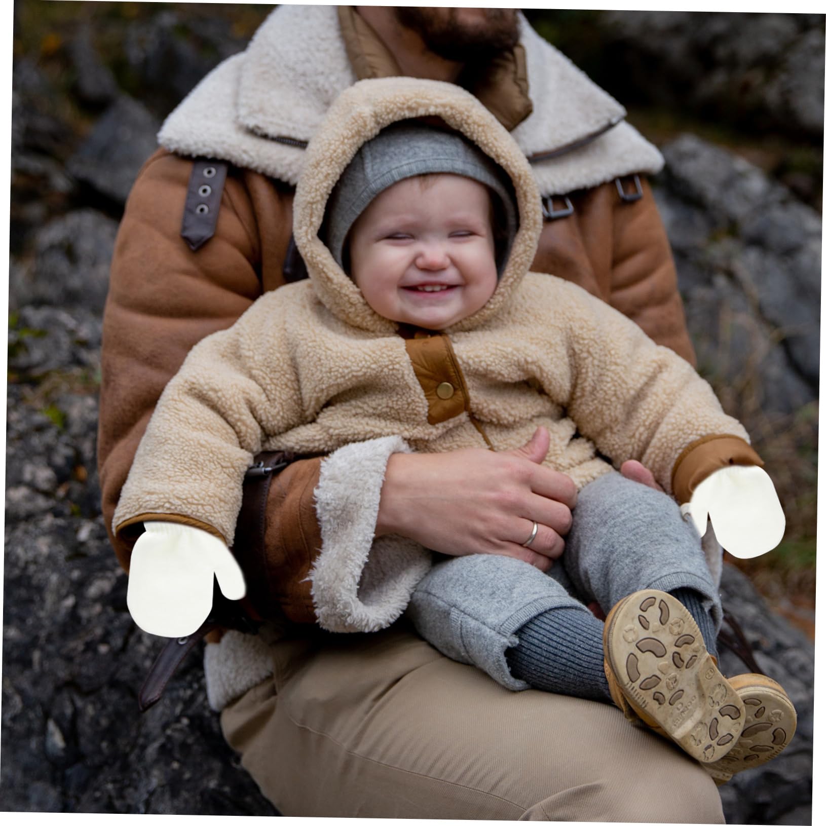 GALPADA Guantes Mitones Infantiles De Punto Tejer Guante Infantil Mitones De Bebé Recién Nacido Mitones Calientes Mitones De Invierno Para Bebés Hilo Acrílico
