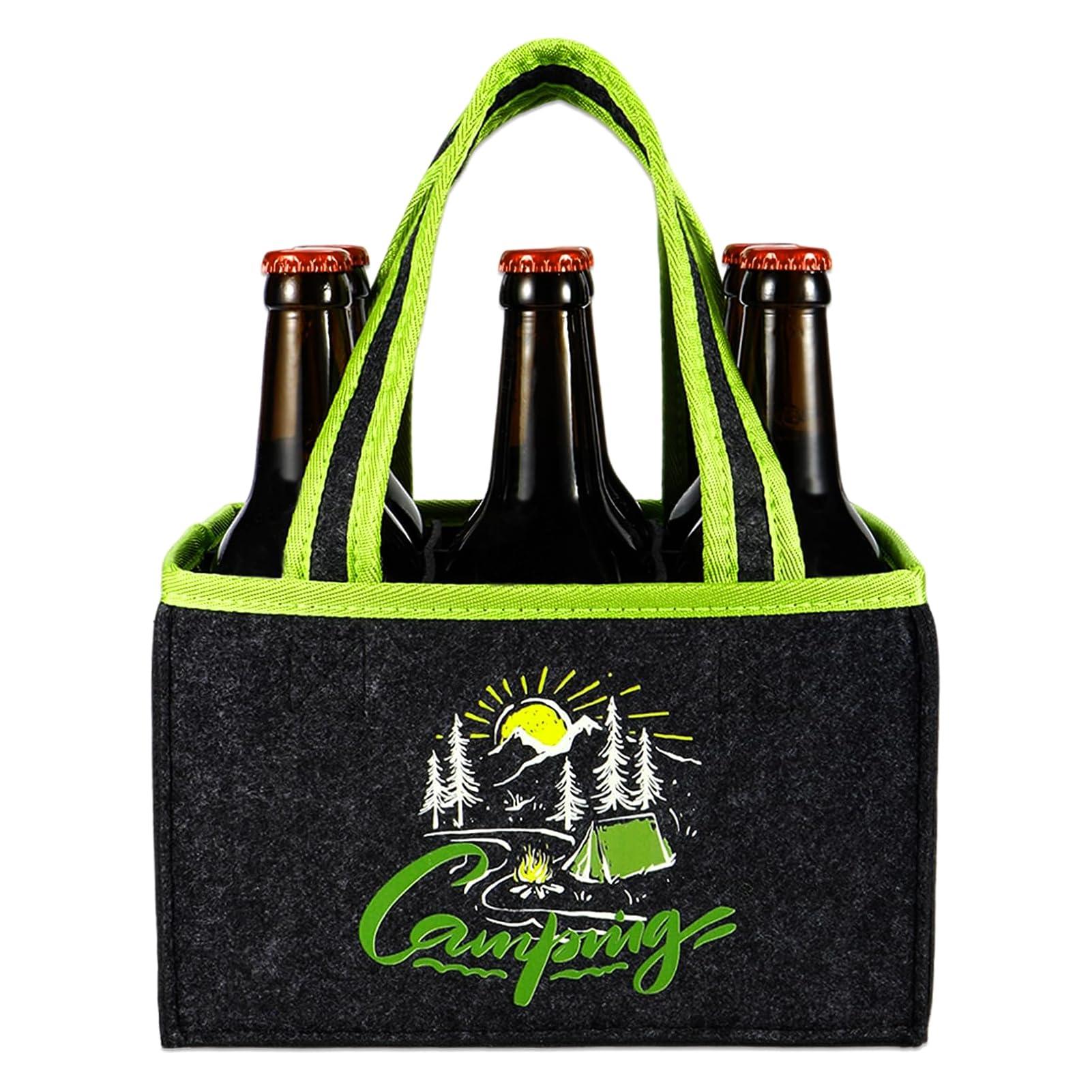 Anicy Weihnachten Geschenke Flaschentasche Filz, Lustige Geschenke für Männer und Frauen, Geburtstagsgeschenk für Männer und Frauen, Witzige Männergeschenke Männerhandtasche Bier