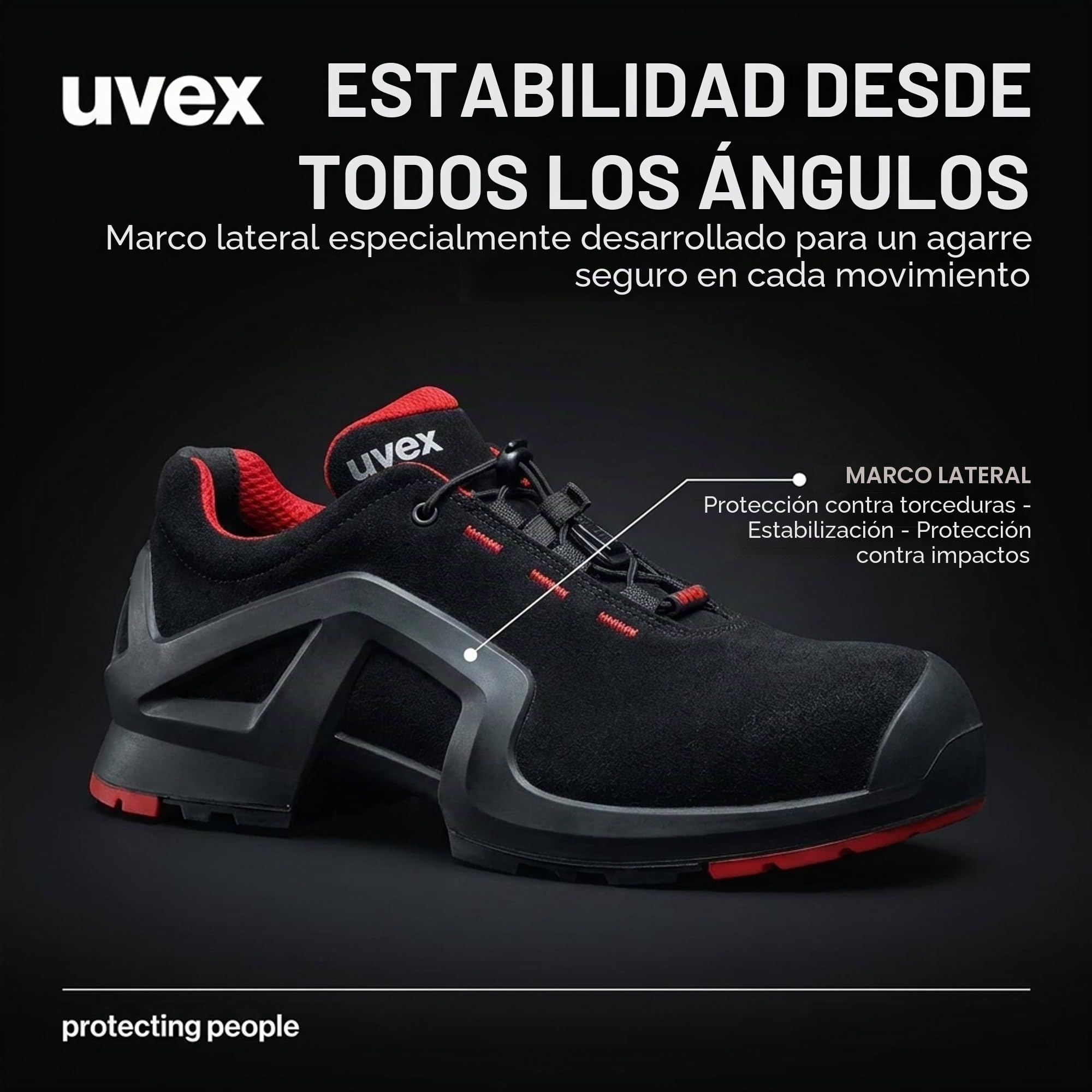 Uvex 1 Work Boots S1 - for Women & Men - W10 (Normal)