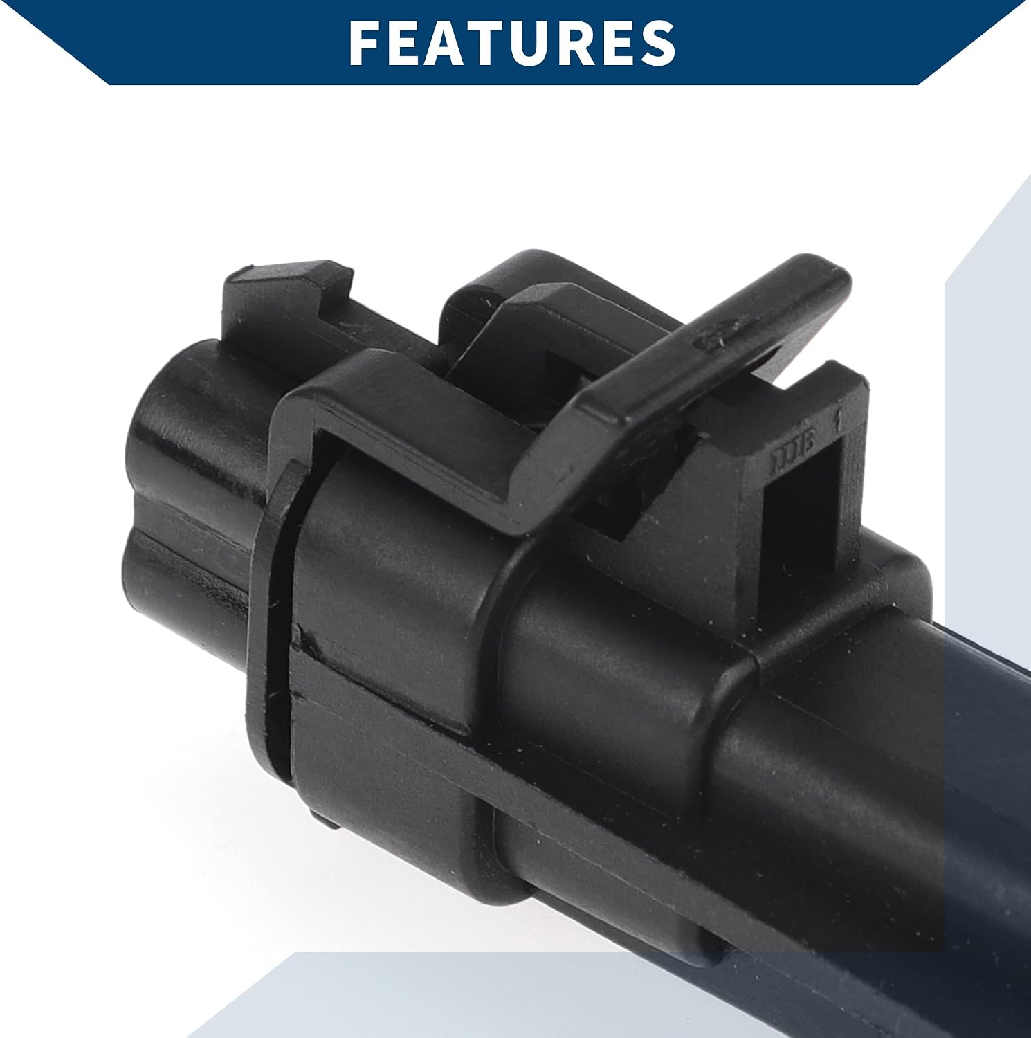 4 Pins Oxygen Sensor Ignition Coil Plug for Chevy/Inner Male Female Connector/Waterproof Plastic, Tin-plated Copper 1.5mm Series