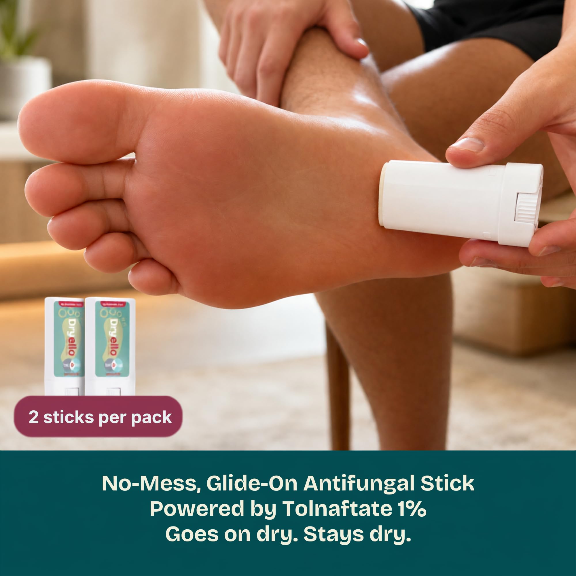 Dryello® Antifungal Athlete's Foot Treatment, Tolnaftate 1%, Original, 2 Ct — Amazon image 4