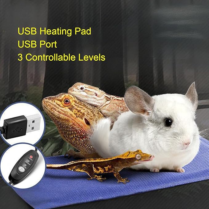 Almohadilla Térmica para Reptiles USB Portátil 5V miniatura 6