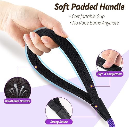 Miniatura 2 de Lynxking - Correa de control para perros - Correa larga de adiestramiento para perros - Línea de seguimiento con asa cómoda - Cuerda para cachorros