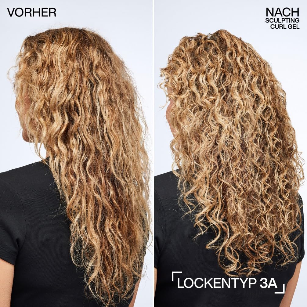 Redken Pflegeset mit Spray und Gel, Refreshing Curl Mist und Sculpting Curl Gel für sofort revitalisierte und definierte Locken, Mit Squalan und Jojoba-Öl, Für ein frisches Haargefühl