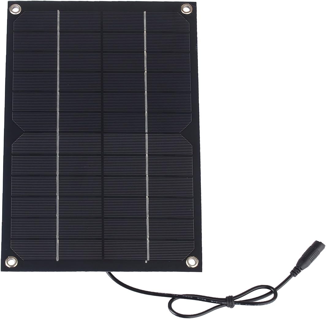 SUNWALK 6W 12V Semiflexible Solar Cell DC Output Solar