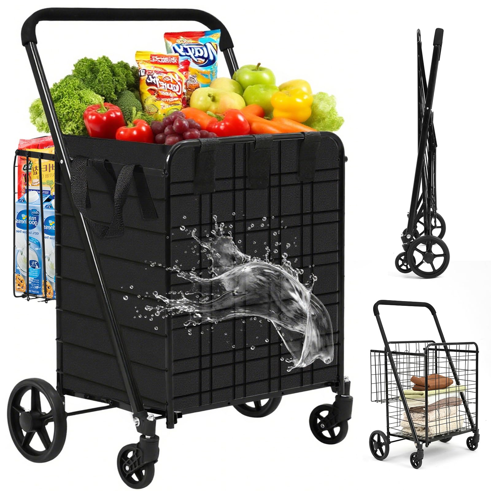 ＫＡＯＲＵ【Shoppingcart】ネトフリ Amazon.com: Siffler 396lbs Capacity Shopping Cart,Upgrade Huge