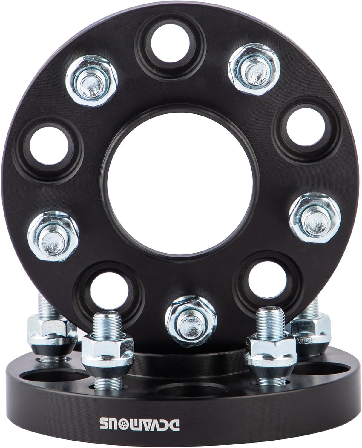 DCVAMOUS 4PC Hubcentric 5x120 Wheel Spacers 20MM 14x1.5 Studs 66.9 Bore Compatible with Chevy Cadi-llac 5 Lug for 10-24 Camaro | 20-24 Corvette | 14-20 Impala | 13-16 Malibu | 10-17 Equinox |CTS XTS