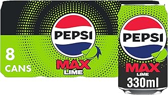 Max Lime No Sugar Soft Drinks, 8 x 330ml