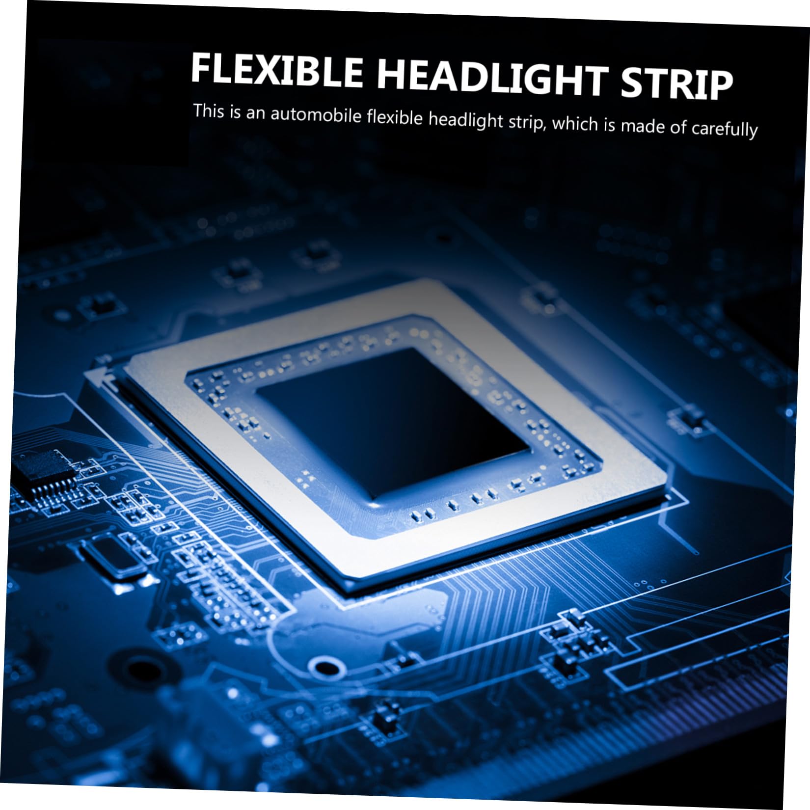 SOLUSTRE 10pezzi Striscia Led Flessibile Con Funzione Fari Gialli e Kit Luce Diurna Per Auto Suv Camion