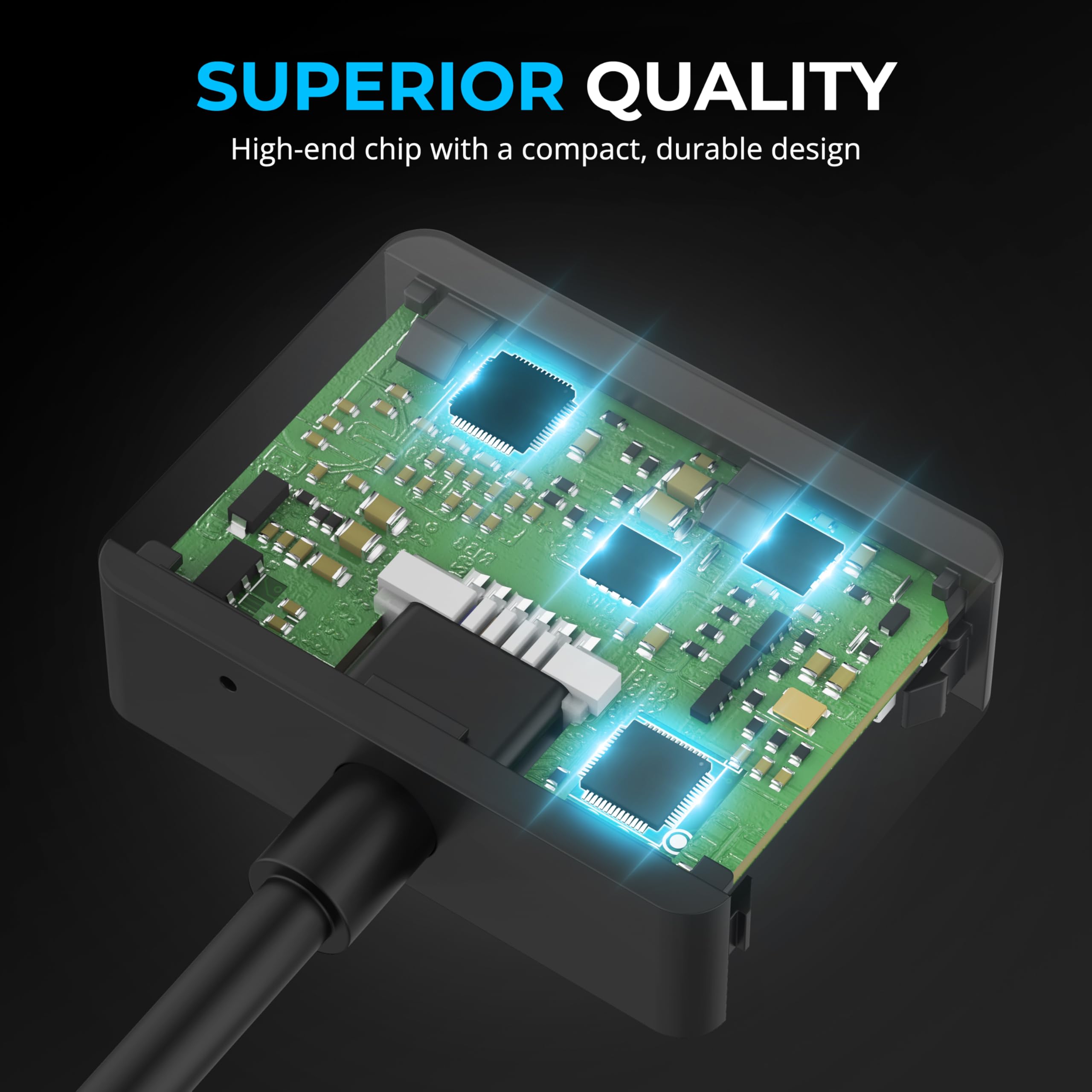 Adaptador de audio USB tipo C a 0.138 in con PD de 100 W, tarjeta de sonido externa USB C para auriculares, micrófono, altavoces, salida estéreo, 24 bits, 96 KHz, compatible con portátil 7