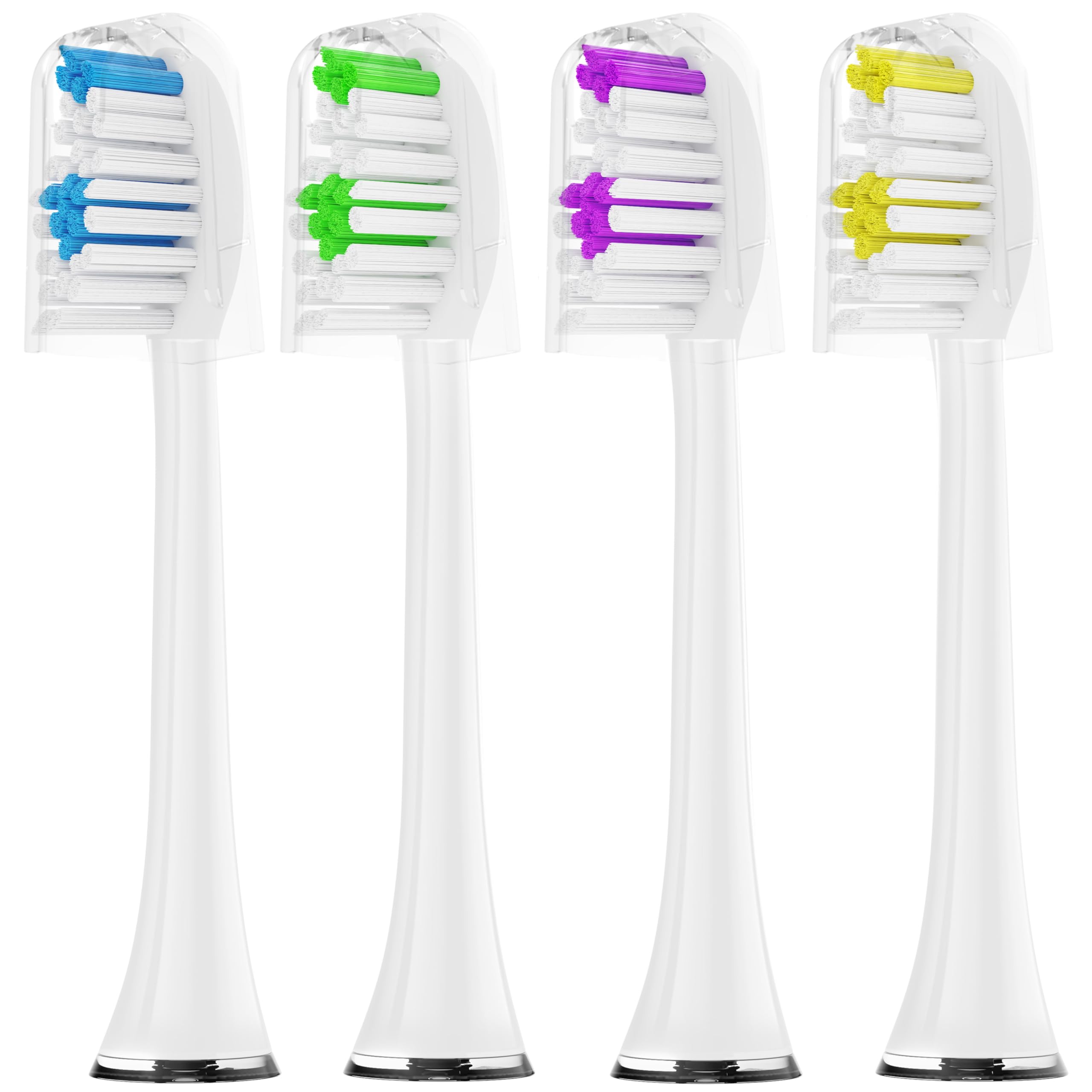 Acteh Toothbrush Heads for Sonic Edge, JetWave, JetUV and eBrush Toothbrush Models