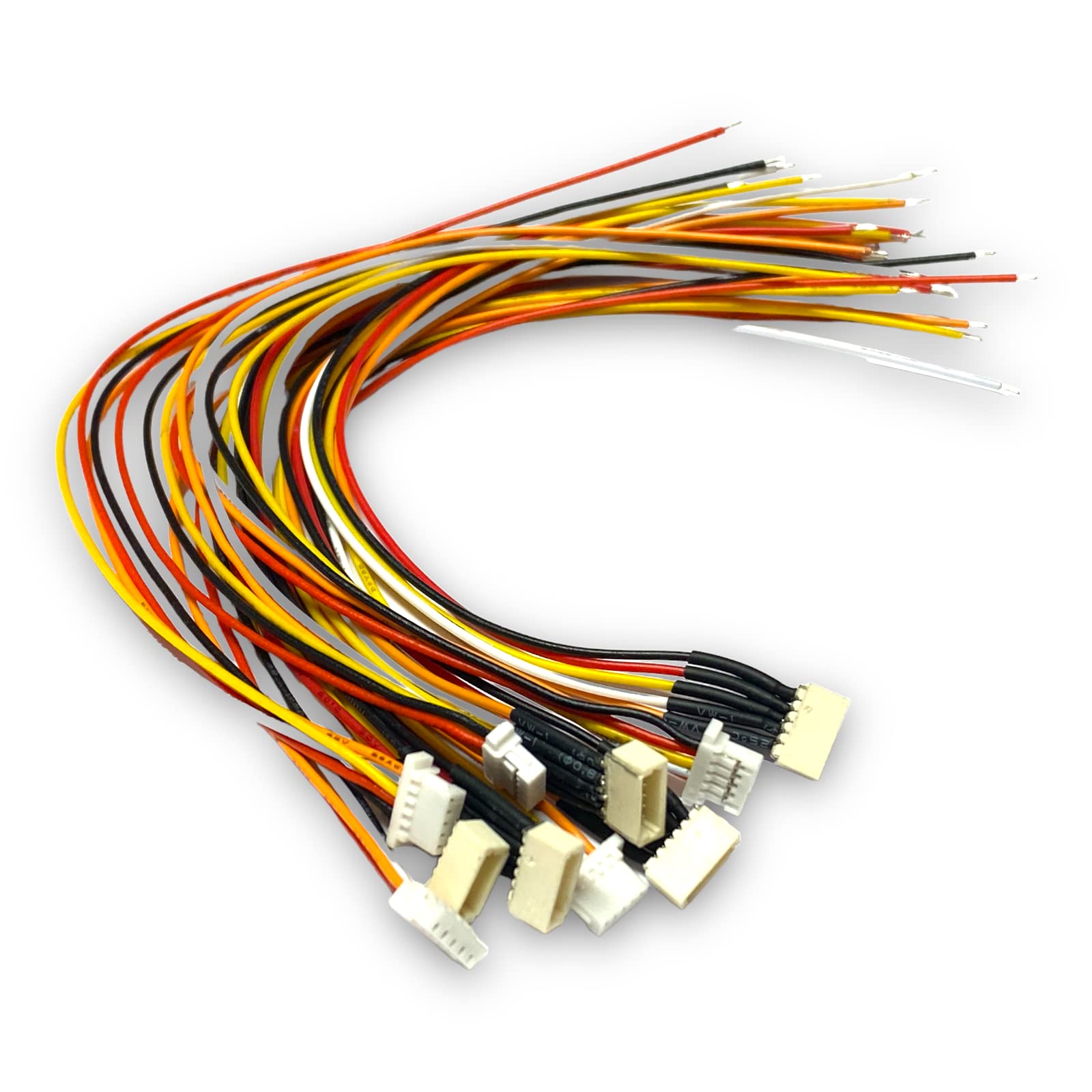 Vuniversum 5 Pairs Micro JST 1.0 SH 3-Pin Male Female Connector 1.0 Mm Coupling Including 15 Cm 28AWG PVC Cable (1.0 SH 3Pin - View #3