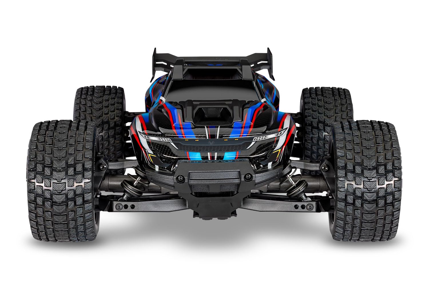 TRAXXAS MINI-XRT, 1/16 Monster Truck, 4 x 4 Brushless RTR, zdalnie sterowany samochód, niebieski, wodoodporny, z pilotem TQi i TSM