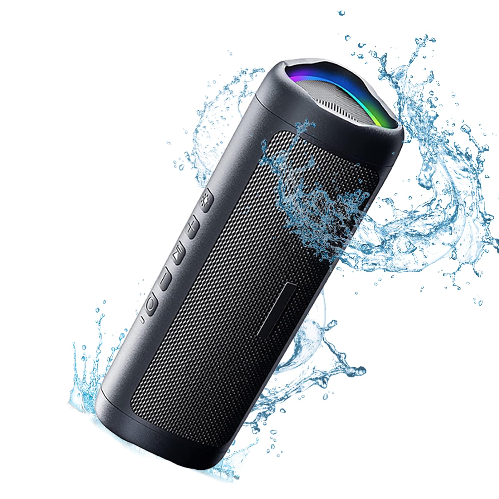 SPNORBluetooth Speaker with HD Sound, Portable Wireless, IPX5 Waterproof, Up to 24H Playtime, TWS Pairing, BT5.3, for Home/Party/Outdoor/Beach, Electronic Gadgets,