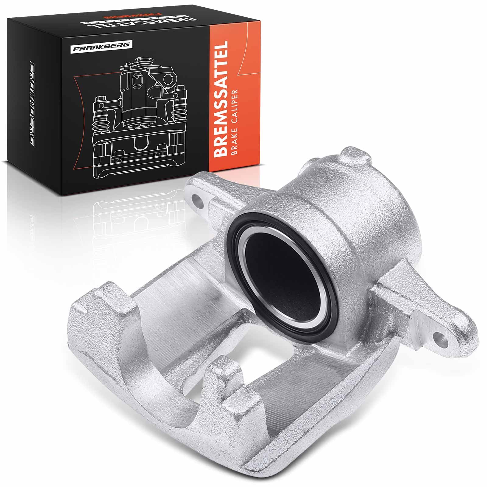 Frankberg Bremssattel Bremszange Vorne Links AluM.i.n.iuM.Guss Kompatibel mit Corsa D Punto Evo Bipper Tepee Mito Nemo Kombi Doblo MPV Grande Punto Van Qubo Adam Replace# 77363929