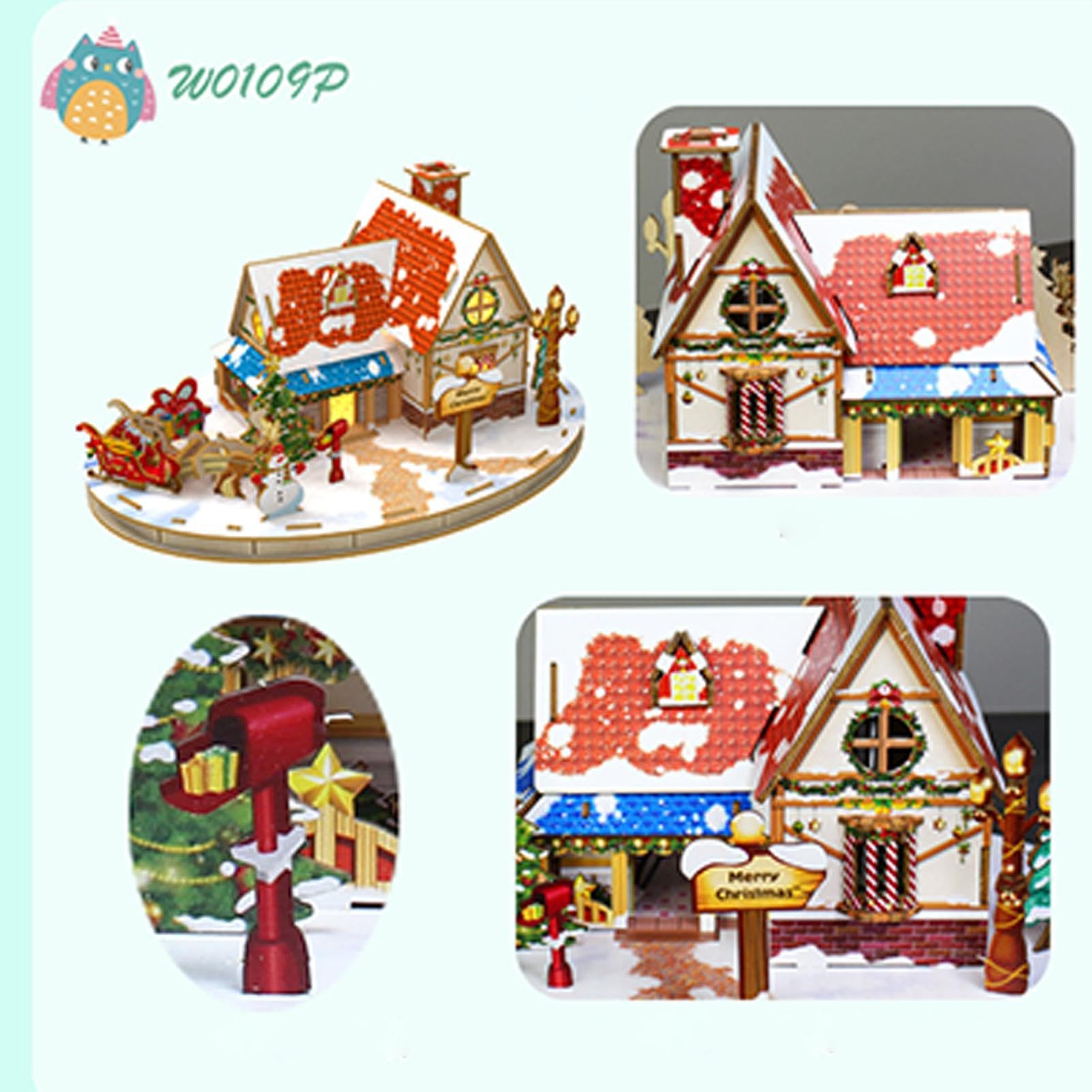 Amazon | 木造住宅パズル |組み立てモデルクラフトキット |住宅モデル  