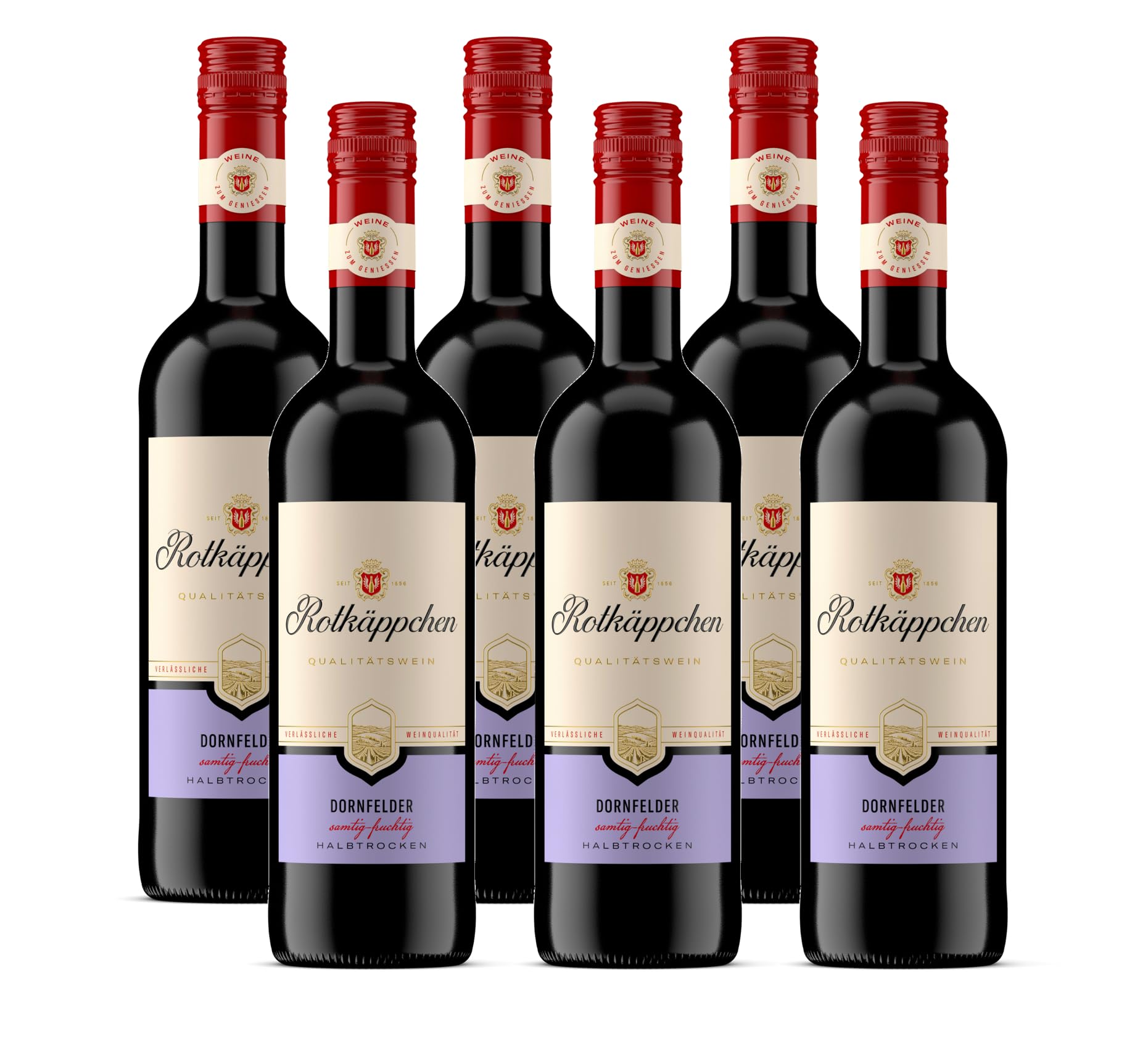 Rotkäppchen Qualitätswein Dornfelder halbtrocken (6 x 0.75 l)